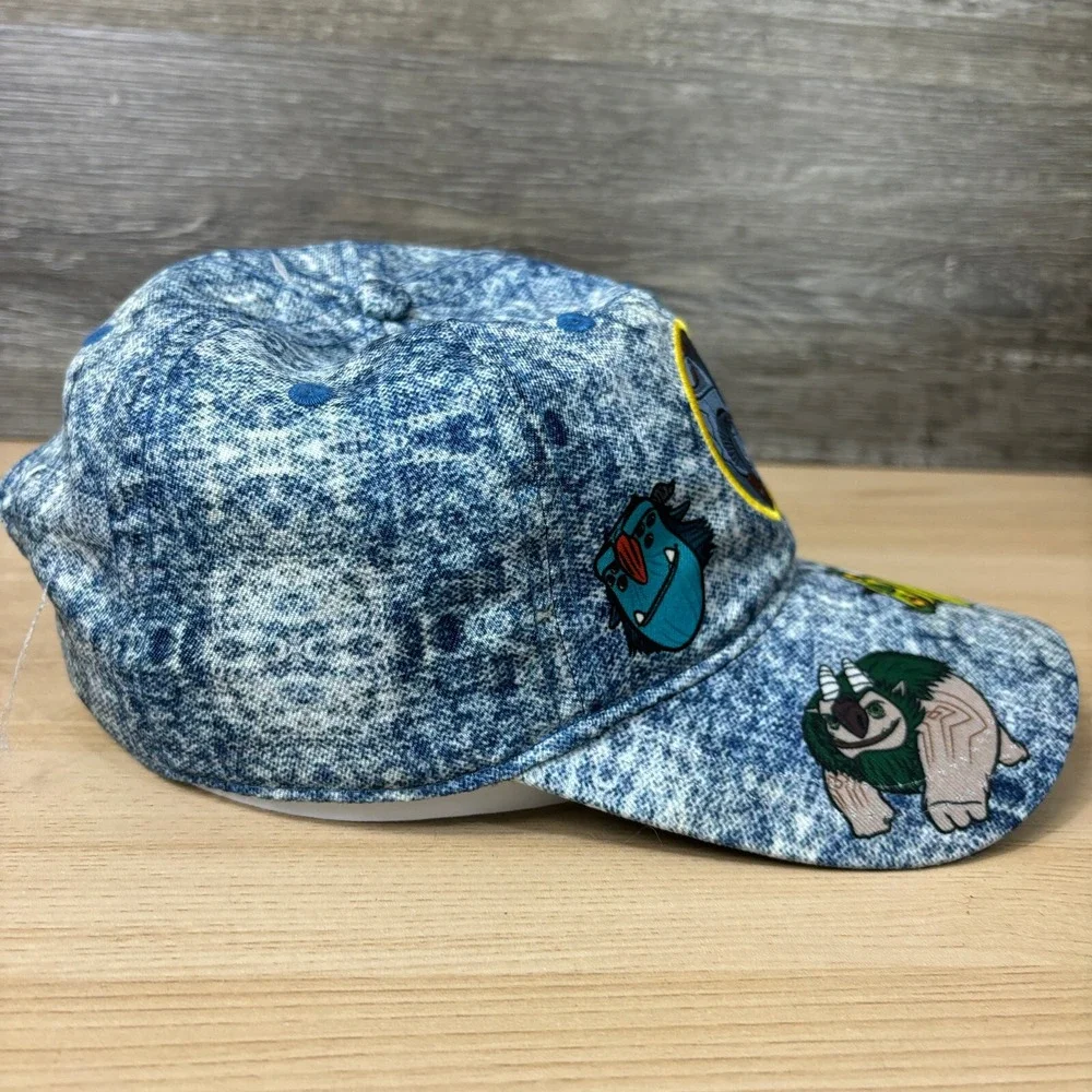Trollhunters Hat Cap Strap Back Youth Blue Dreamworks Lightweght Adjustable Boys